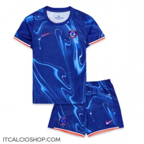 Chelsea Prima Maglia Bambino 2024-25 Manica Corta (+ Pantaloni corti)